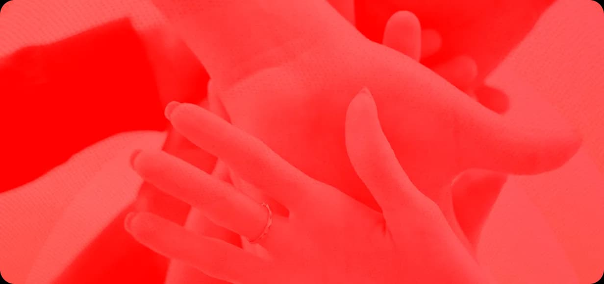 Hands stacked together